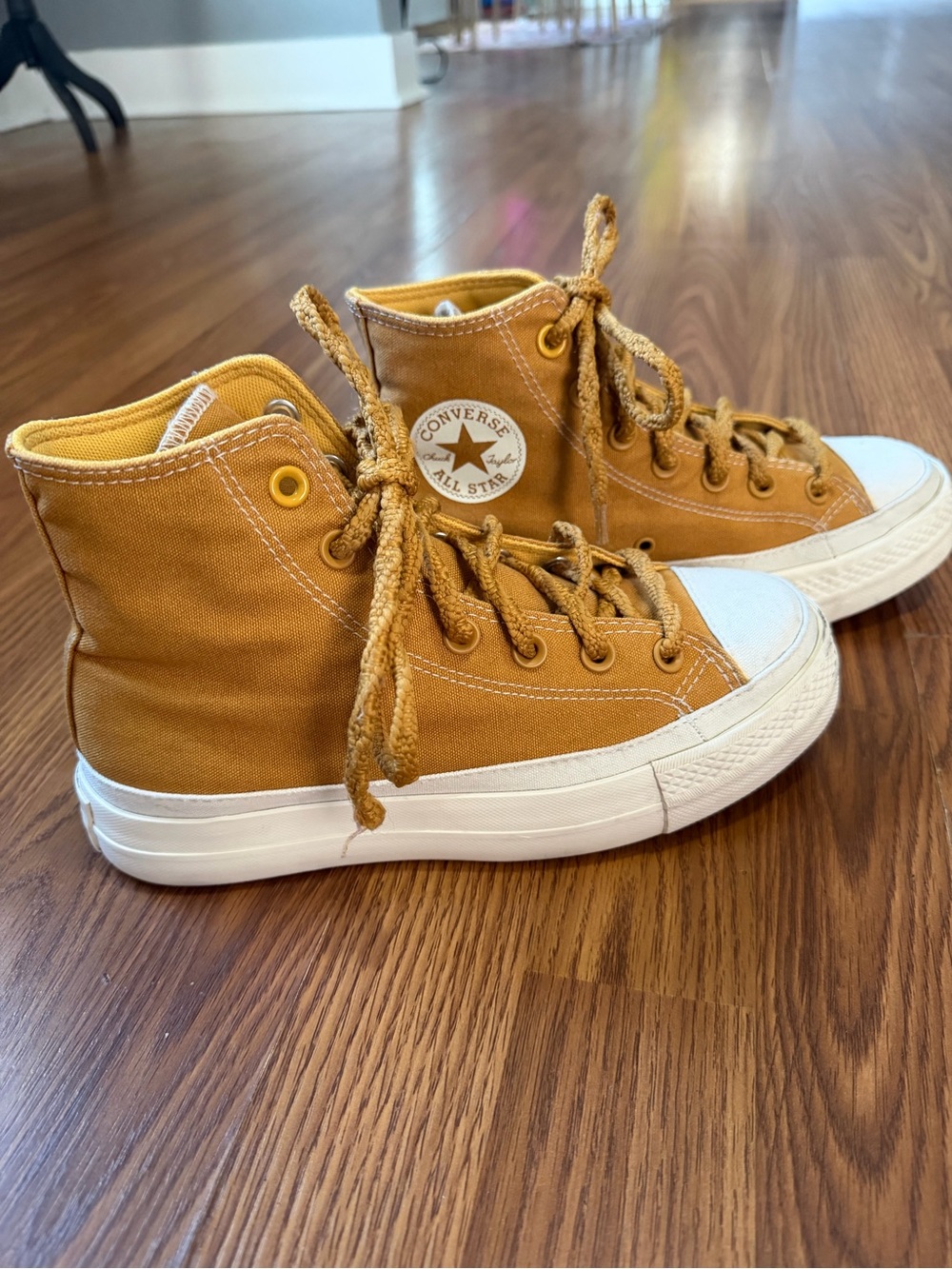 Converse Chuck Taylor All Stars Lift Platform High Top Burnt Honey 7